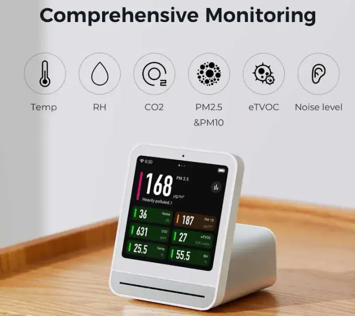 Анализатор качества воздуха Xiaomi Qingping Air Monitor 2, вид 5