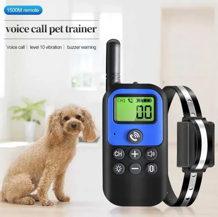 Electric collar with remote control for training, вид 2