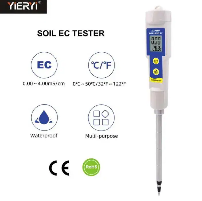 EU meter waterproof EC soil and temperature, вид 5