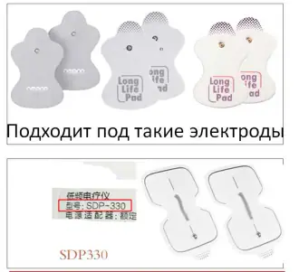 Set of replaceable electrodes, вид при наведении