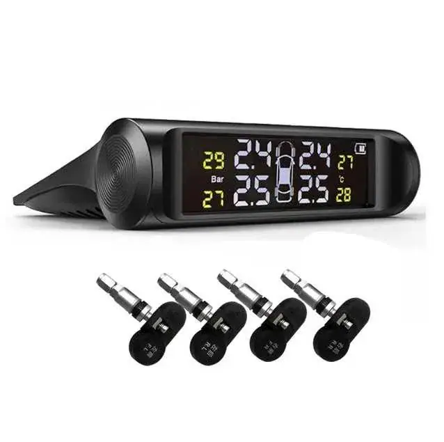 Solar Power USB TPMS Tire Pressure Monitoring System, вид 2