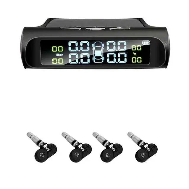 Solar Power USB TPMS Tire Pressure Monitoring System, вид 4