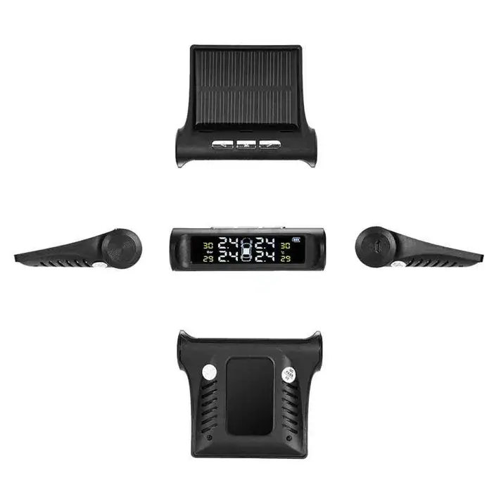 Solar Power USB TPMS Tire Pressure Monitoring System, вид 6