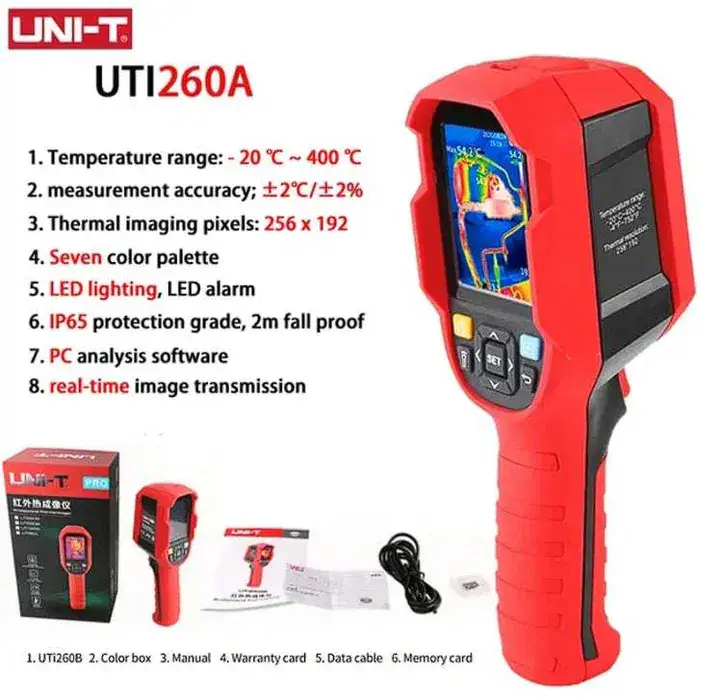 Thermal imager UNI-T UTi260A PRO 256*192 teplovizor, вид 4