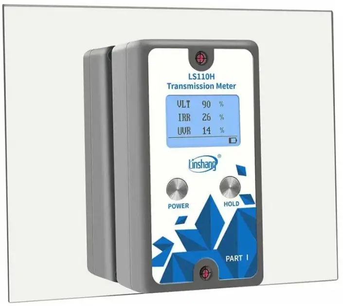 Glass and film tester Lingshan LS110H light transmittance meter UV IR, вид 4