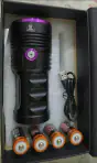 UV 365 flashlight 100w for paint detection, миниатюра 2